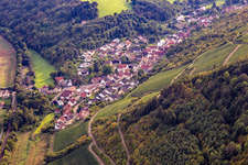 Vue oblique de Raumbach dans le département Rhénanie-Palatinat, Allemagne