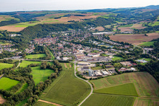 Vue aérienne de Du nord à Meisenheim dans le département Rhénanie-Palatinat, Allemagne