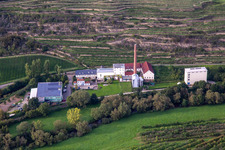 Vue aérienne de CJD Wolfstein, succursale Niedermühle et cave Klostermühle Odernheim KG à le quartier Odernheim in Odernheim am Glan dans le département Rhénanie-Palatinat, Allemagne