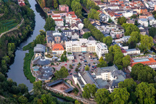 Vue aérienne de Thermes de Crucenia à Bad Kreuznach dans le département Rhénanie-Palatinat, Allemagne