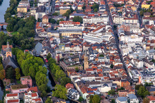 Vue aérienne de Sparkasse Rhein-Nahe à Bad Kreuznach dans le département Rhénanie-Palatinat, Allemagne