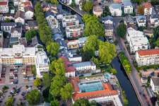 Vue aérienne de Clinique Prieger - Médecine interne - Rhumatologie, orthopédie à Bad Kreuznach dans le département Rhénanie-Palatinat, Allemagne
