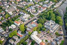 Vue oblique de PK Parkhotel Kurhaus à Bad Kreuznach dans le département Rhénanie-Palatinat, Allemagne