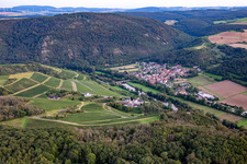 Photographie aérienne de Hôtel Gut Hermannsberg et gestion du domaine Niederhausen Schlossböckelheim à Niederhausen dans le département Rhénanie-Palatinat, Allemagne