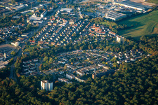 Vue aérienne de Anneau de Berlin à Mühlacker dans le département Bade-Wurtemberg, Allemagne