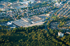 Vue aérienne de MAHLE Behr GmbH & Co. KG à Mühlacker dans le département Bade-Wurtemberg, Allemagne