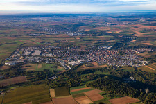 Vue aérienne de Du nord à Markgröningen dans le département Bade-Wurtemberg, Allemagne