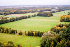 Otterbachtal à Minfeld dans le département Rhénanie-Palatinat, Allemagne hors des airs