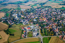 Vue aérienne de Quartier Kork in Kehl dans le département Bade-Wurtemberg, Allemagne