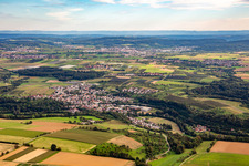Vue aérienne de Quartier Burgstall in Burgstetten dans le département Bade-Wurtemberg, Allemagne