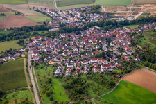 Vue aérienne de Quartier Kleinbottwar in Steinheim an der Murr dans le département Bade-Wurtemberg, Allemagne