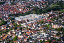 Vue aérienne de Steel Automotive GmbH à Großbottwar dans le département Bade-Wurtemberg, Allemagne