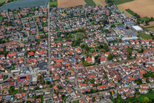 Vue aérienne de Ilsfeld dans le département Bade-Wurtemberg, Allemagne