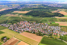 Vue aérienne de Quartier Schozach in Ilsfeld dans le département Bade-Wurtemberg, Allemagne