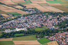 Vue aérienne de Quartier Schluchtern in Leingarten dans le département Bade-Wurtemberg, Allemagne