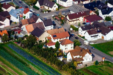Vue aérienne de Gaukel à le quartier Urloffen in Appenweier dans le département Bade-Wurtemberg, Allemagne