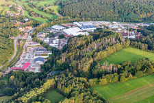Vue aérienne de Zone industrielle de Reichenbach à Dahn dans le département Rhénanie-Palatinat, Allemagne