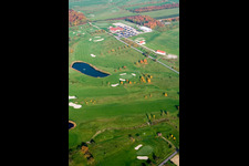 Vue aérienne de Terrain du terrain de golf Golfclub Urloffen dans le quartier de Zimmern à le quartier Urloffen in Appenweier dans le département Bade-Wurtemberg, Allemagne