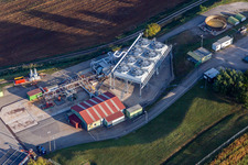 Photographie aérienne de EDF- Géothermie de Soultz sous Forêts à Soultz-sous-Forêts dans le département Bas Rhin, France