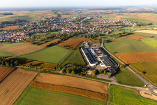 Outils Gunther à Soultz-sous-Forêts dans le département Bas Rhin, France vue d'en haut