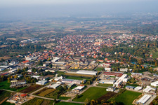 Vue aérienne de Renchen dans le département Bade-Wurtemberg, Allemagne