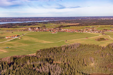 Vue aérienne de Quartier Degerndorf in Münsing dans le département Bavière, Allemagne