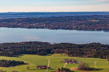 Vue aérienne de Quartier Wimpasing in Münsing dans le département Bavière, Allemagne