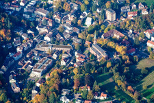 Vue aérienne de Gymnase Markgraf-Ludwig à Baden-Baden dans le département Bade-Wurtemberg, Allemagne