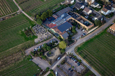 Vue aérienne de Domaine viticole et bar à vin Marienhof à Flemlingen dans le département Rhénanie-Palatinat, Allemagne