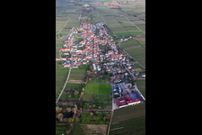 Vue aérienne de De l'ouest à Roschbach dans le département Rhénanie-Palatinat, Allemagne