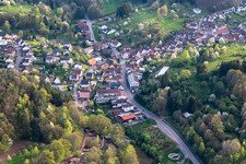 Schwanheim dans le département Rhénanie-Palatinat, Allemagne vue d'en haut