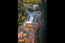 Vue aérienne de Zone industrielle de Neufeld à Wilgartswiesen dans le département Rhénanie-Palatinat, Allemagne