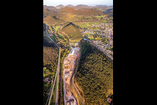Vue oblique de Zone industrielle de Neufeld à Wilgartswiesen dans le département Rhénanie-Palatinat, Allemagne