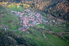 Vue aérienne de Du nord-ouest à Böllenborn dans le département Rhénanie-Palatinat, Allemagne