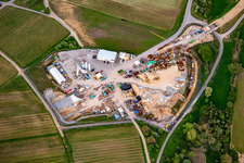Photographie aérienne de Chantier du tunnel Est à Dörrenbach dans le département Rhénanie-Palatinat, Allemagne