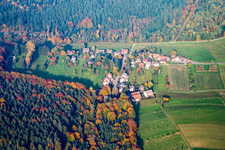 Vue aérienne de Quartier Bernbach in Bad Herrenalb dans le département Bade-Wurtemberg, Allemagne