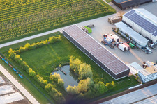 Vue oblique de Le jardin du fermier à Winden dans le département Rhénanie-Palatinat, Allemagne