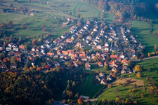 Quartier Schluttenbach in Ettlingen dans le département Bade-Wurtemberg, Allemagne depuis l'avion