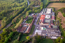 Vue oblique de Zone commerciale LE HARAS avec Bluetek Sarralbe, SIA Service | Expert en sécurité incendie à Sarralbe dans le département Moselle, France