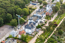 Vue aérienne de Hôtel Asgard à Zinnowitz dans le département Mecklembourg-Poméranie occidentale, Allemagne