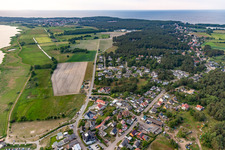 Vue aérienne de Du sud à Loddin dans le département Mecklembourg-Poméranie occidentale, Allemagne
