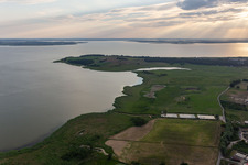 Vue aérienne de Étangs de pêche Ückeritz, Loddiner Höft à Ückeritz dans le département Mecklembourg-Poméranie occidentale, Allemagne