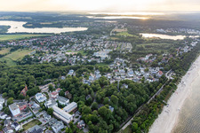 Vue aérienne de Partie nord-ouest à Heringsdorf dans le département Mecklembourg-Poméranie occidentale, Allemagne