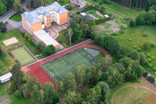 Vue aérienne de École "Základní škola Chrastava - Školní ulice à Chrastava dans le département Liberec, République tchèque