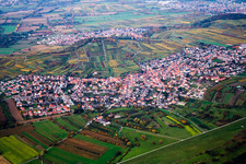 Malsch dans le département Bade-Wurtemberg, Allemagne depuis l'avion