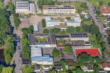 Vue aérienne de École secondaire plus à Kandel dans le département Rhénanie-Palatinat, Allemagne