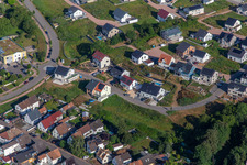 Vue aérienne de Rue Rosen à Kandel dans le département Rhénanie-Palatinat, Allemagne