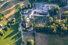 Vue aérienne de Pépinière Bienwald Konrad à Berg dans le département Rhénanie-Palatinat, Allemagne