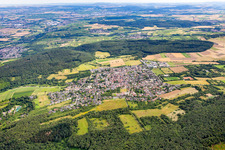 Vue aérienne de Du nord à Weiler bei Bingen dans le département Rhénanie-Palatinat, Allemagne