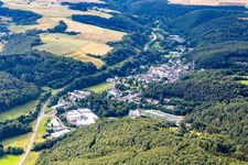 Vue aérienne de IGS Herrstein-Rhaunen Magister Laukhard à Herrstein dans le département Rhénanie-Palatinat, Allemagne